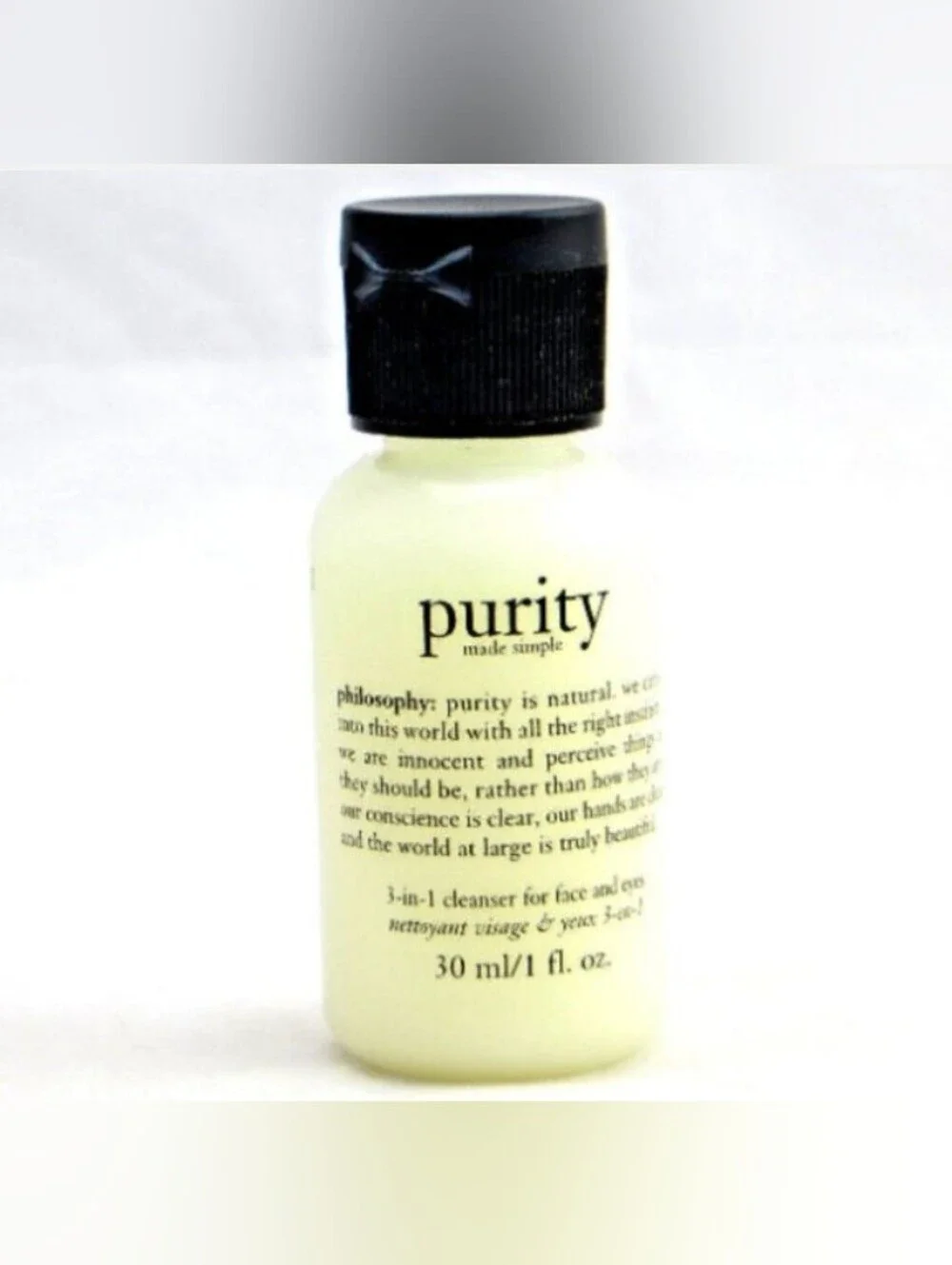 Philosophy Purity 3-in-1 Cleanser/Makeup Remover Brand New